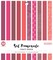 Colorbok Single-Sided Printed Cardstock 6"X6" 100/Pkg-Red Promenade, 10 Designs/10 Each